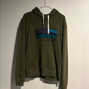 L.L. Bean Green Hoodie for Men